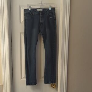 Paper Denim & Cloth Men’s Slim Straight Jeans - Dark Blue